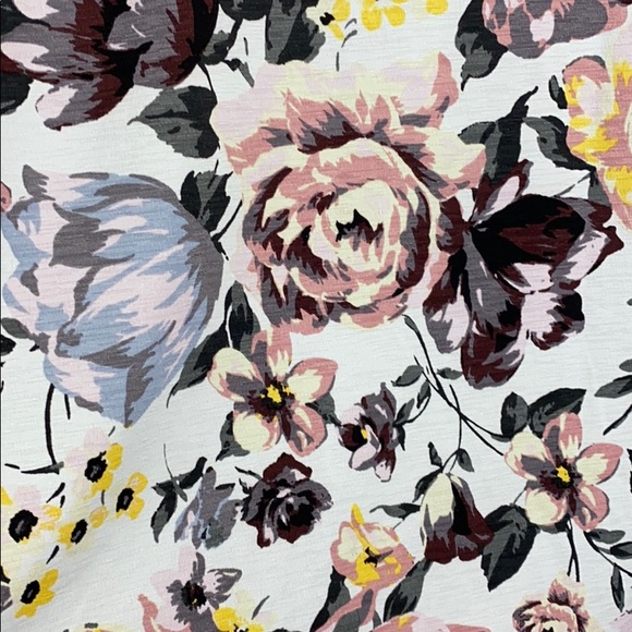 12pm by Mon Ami Boutique Floral Tunic Blouse L - Picture 5 of 10